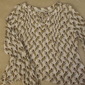 Long sleeve tunic shirt